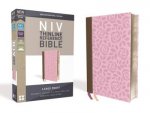 NIV Thinline Reference Bible Red Letter Edition Large Print PinkBrown