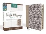 NIV Verse Mapping Bible Leathersoft Thumb Indexed Comfort Print Find Connections In Scripture Using A Unique 5Step Process Navy Floral