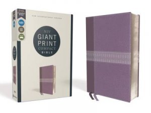 NIV Compact Bible Red Letter Edition (Purple, Giant Print) by Various