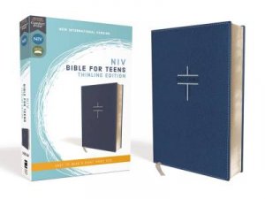 NIV Bible For Teens Thinline Red Letter Edition (Blue)