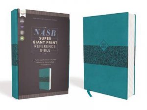 NASB Reference Bible Red Letter Edition (Teal, Super Giant Print) by Zondervan