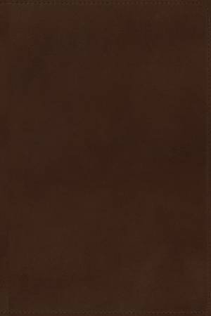 NIV Side-Column Reference Bible, Wide Margin, Premium Goatskin Leather, Premier Collection, Comfort Print (Brown) by Various
