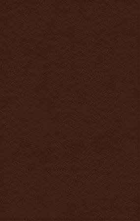 NIV Thinline Bible, Giant Print, Genuine Leather, Buffalo, Red Letter Edition, Comfort Print (Brown) by Various