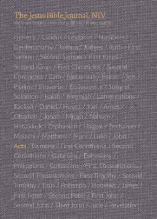 The Jesus Bible Journal, Acts, NIV, Paperback, Comfort Print by Louie Giglio