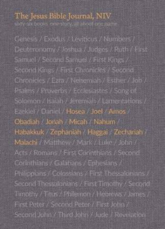 The Jesus Bible Journal, Hosea - Malachi, NIV, Paperback, Comfort Print by Louie Giglio
