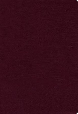NASB Thinline Bible, Large Print, Bonded Leather, Red Letter Edition, 1995 Text, Thumb Indexed, Comfort Print [Burgundy] by Various
