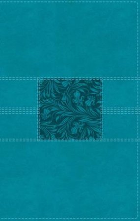 NASB Thinline Bible, Leathersoft, Red Letter, 2020 Text, Thumb Indexed, Comfort Print (Teal) by Various