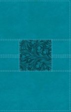 NASB Thinline Bible Leathersoft Red Letter 2020 Text Thumb Indexed Comfort Print Teal