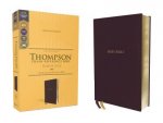 KJV Thompson ChainReference Bible Handy Size Leathersoft Burgundy Red Letter Comfort Print
