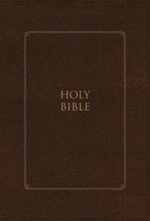 KJV Thompson Chain-reference Bible, Large Print, Red Letter, Thumb Indexed, Comfort Print (Brown) by Zondervan