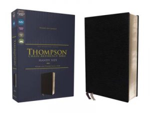 NIV Thompson Chain-Reference Bible, Handy Size, Red Letter, Comfort Print Black by Frank Charles Thompson