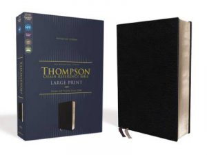 NIV Thompson Chain-Reference Bible, Large Print, Red Letter, Comfort Print Black by Frank Charles Thompson