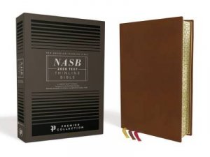 NASB Thinline Bible, Premier Collection, Black Letter, Gauffered Edges, 2020 Text, Comfort Print [Black] by Zondervan