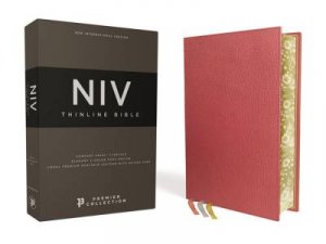 NIV Thinline Bible Premier Collection, Gauffered Edges, Comfort Print [Coral] by Various
