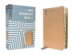 NIV Student Bible Personal Size Thumb Indexed Comfort Print Tan