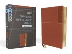 NIV Thinline Reference Bible Large Print Red Letter Comfort Print Brown