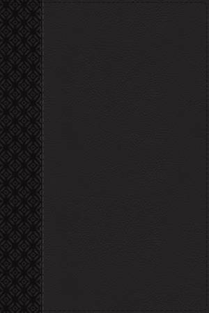 NIV, Compact Center-Column Reference Bible, Black, Red Letter, Comfort Print [Black] by Zondervan