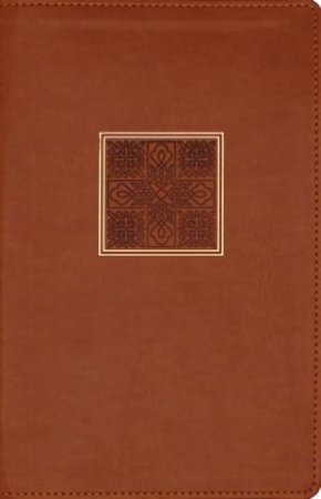 NASB, Personal Size Bible, Large Print, Brown, Red Letter, 1995 Tex by Zondervan