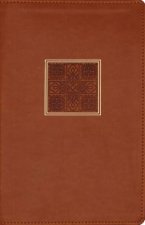 NASB Personal Size Bible Large Print Brown Red Letter 1995 Tex
