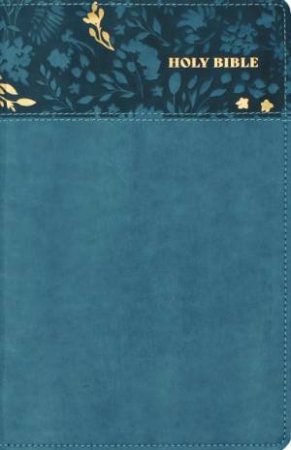 NASB, Personal Size Bible, Large Print, Teal, Red Letter, 1995 Text by Zondervan