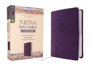 NRSVue, Holy Bible with Apocrypha, Compact, Purple, Comfort Print