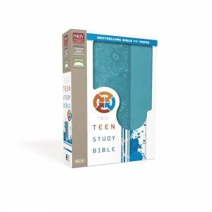 NKJV Teen Study Bible [Duo-Tone Caribbean Blue] by Lawrence Richards & Sue Richards