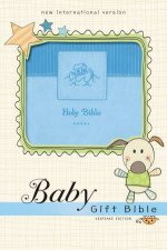 NIV Baby Gift Bible Red Letter Edition Blue