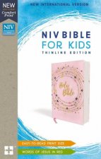 NIV Bible For Kids Thinline Red Letter Edition PinkGold