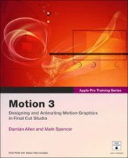 Apple Pro Training Series Motion 3  Book  CD