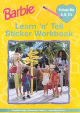 Barbie Learn N Tell Sticker Workbook Follow Me A B Cs
