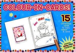 Christmas Colour-In Cards by Pancake