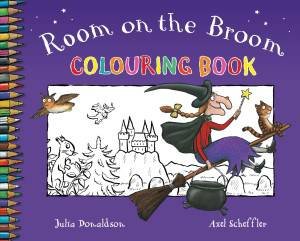 The Room on the Broom Colouring Book by Julia Donaldson