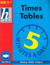 Hodder Home Learning Times Tables 5 Minutes A Day  Ages 5  7
