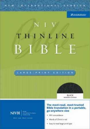 NIV Thinline Large Print by Bible Socie International