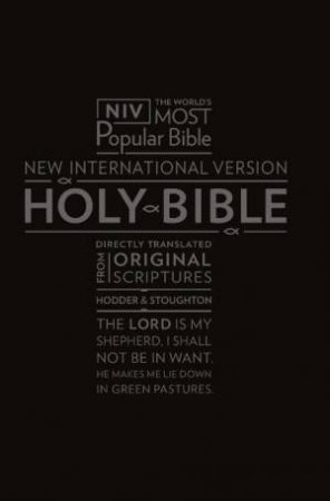 NIV Pocket Leather Bible with Zip by Bible Socie International