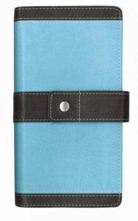 NIV Trimline Chocolate/Aqua Italian Duo-Tone Bible by International Bible Society