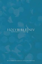 Holy Bible NIV CrossReference Blue Hardback Bible