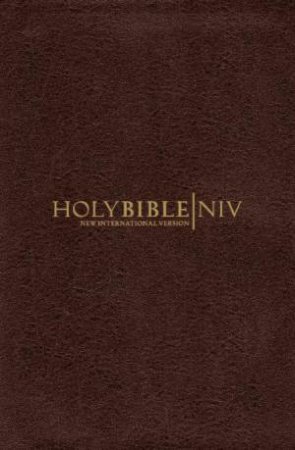 NIV Cross-Reference Chocolate Leather Bible by International Bible Society