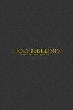 NIV Popular Black Leather with Zip