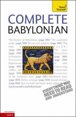 Complete Babylonian: Teach Yourself by Martin Worthington