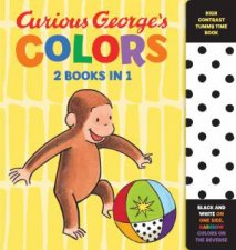 Curious Georges Colors High Contrast Tummy Time Book