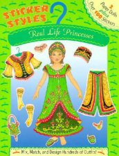 Real Life Princesses Sticker Styles Paper Doll And Stickers