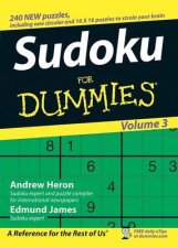Su Doku For Dummies Vol 3