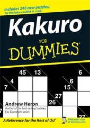 Kakuro For Dummies