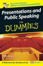 Presentations And Public Speaking For Dummies