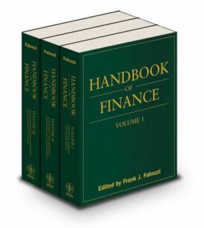 Handbook of Finance 3 Volume Set by Frank Fabozzi