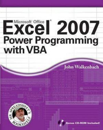Excel 2007 Power Programming With VBA - Book & CD by John Walkenbach