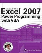 Excel 2007 Power Programming With VBA  Book  CD