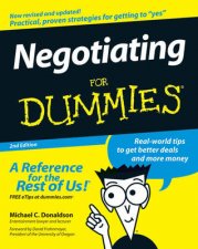 Negotiating For Dummies 2nd Ed
