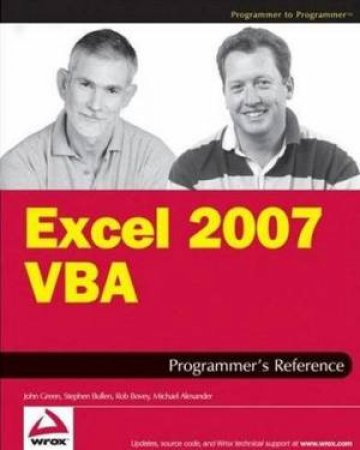 Excel 2007 VBA Programmer's Reference by Various